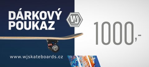Dárkový poukaz WJ v hodnotě 1000,- Kč