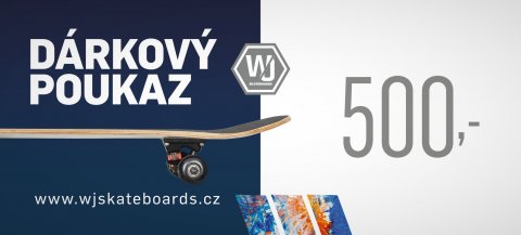 Dárkový poukaz WJ v hodnotě 500,- Kč